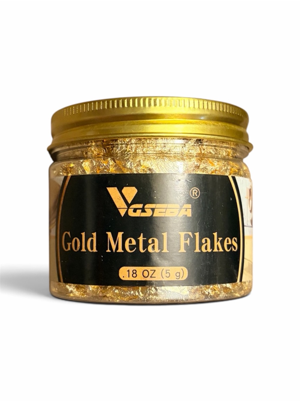 Gold Metal Flakes — Premium Gold Decorative Flakes